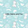 Soft Bamboo Pillow Case (Little Zebra and Fox)