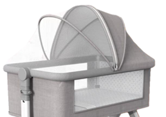 Bedside Crib with Little Zebra